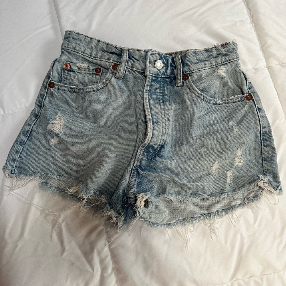 Zara denim shorts
